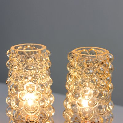 Mid-Century Glass & Plastic Table Lamps, Czechoslovakia, 1960s, Set of 2-UL-1192053