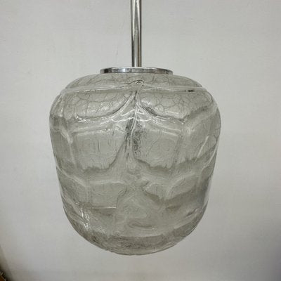 Mid-Century Glass Suspension Lamp from Doria Leuchten, 1970s-BGP-1769232