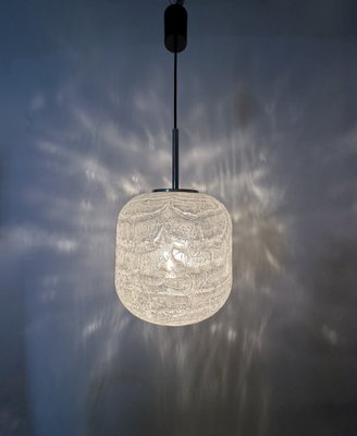 Mid-Century Glass Suspension Lamp from Doria Leuchten, 1970s-BGP-1769232