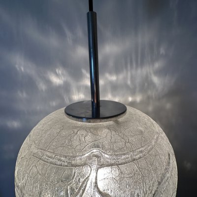 Mid-Century Glass Suspension Lamp from Doria Leuchten, 1970s-BGP-1769232