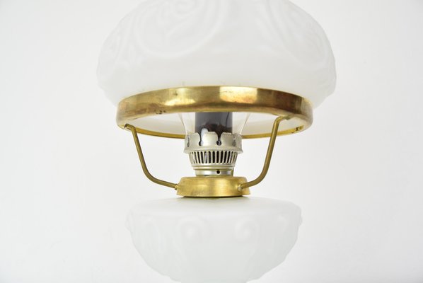 Mid-Century Glass Table Lamp, 1960s-TZ-1448510