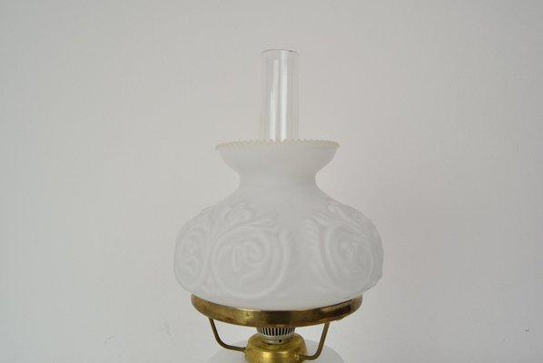 Mid-Century Glass Table Lamp, 1960s-TZ-1448510