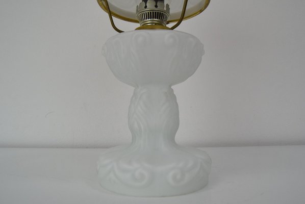 Mid-Century Glass Table Lamp, 1960s-TZ-1448510