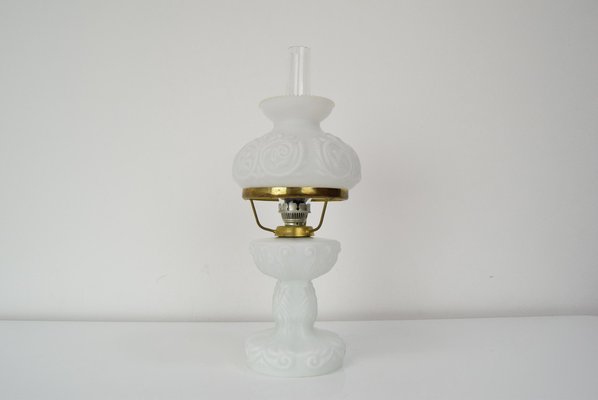 Mid-Century Glass Table Lamp, 1960s-TZ-1448510