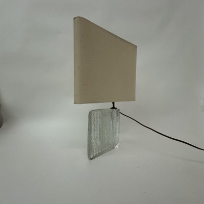 Mid-Century Glass Table Lamp, 1960s-BGP-1813974