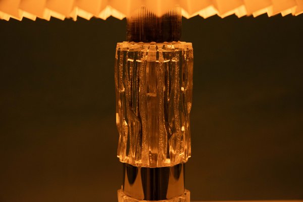 Mid-Century Glass Table Lamp, 1960s-HGA-1790951