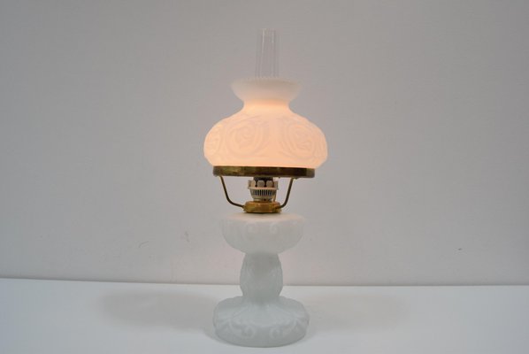 Mid-Century Glass Table Lamp, 1960s-TZ-1448510