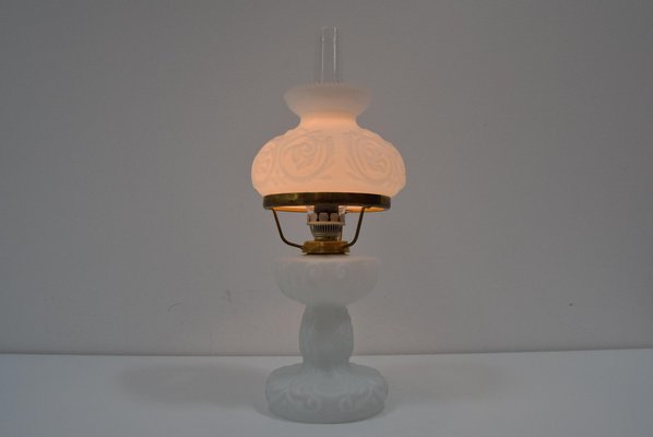 Mid-Century Glass Table Lamp, 1960s-TZ-1448510