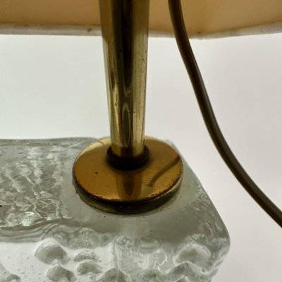 Mid-Century Glass Table Lamp, 1960s-BGP-1813974