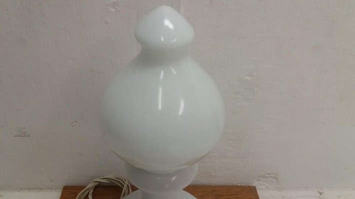 Mid-Century Glass Table Lamp by Ivan Jakes, 1970s-TZ-728353