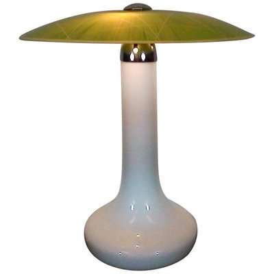 Mid-Century Glass Table Lamp from Zukov, 1960s-TZ-602143