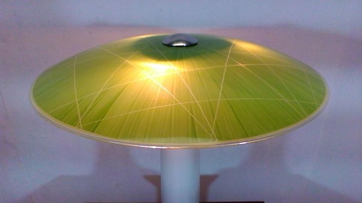 Mid-Century Glass Table Lamp from Zukov, 1960s-TZ-602143