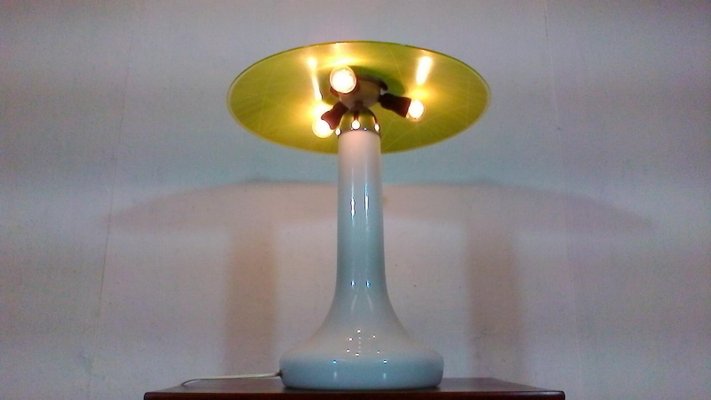 Mid-Century Glass Table Lamp from Zukov, 1960s-TZ-602143