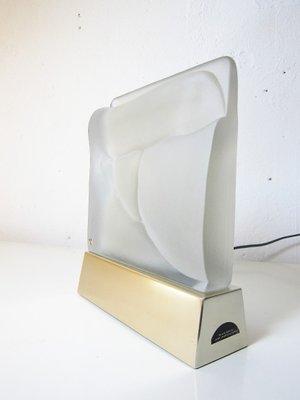 Mid-Century Glass Table Lamp Light Sculpture from Peill & Putzler-AET-655774