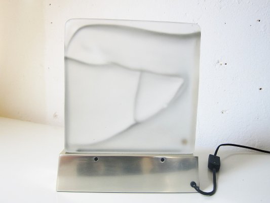 Mid-Century Glass Table Lamp Light Sculpture from Peill & Putzler-AET-655774