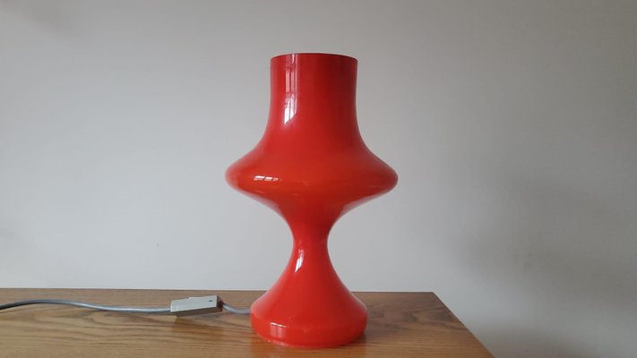 Mid-Century Glass Table Lamp, Tabery, 1970s-TZ-1117895