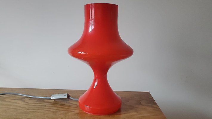 Mid-Century Glass Table Lamp, Tabery, 1970s-TZ-1117895