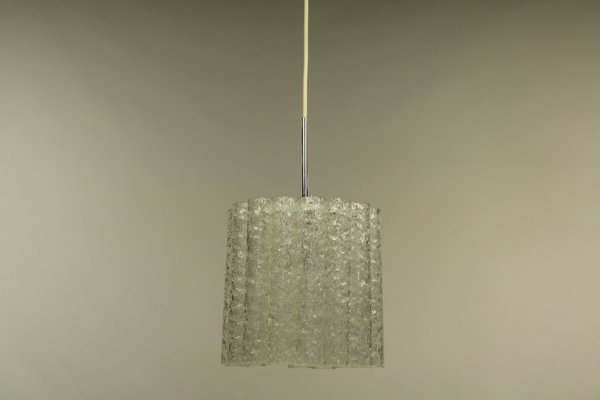 Mid-Century Glass Tube Pendant Lamp from Doria Leuchten, 1960s-FUP-640739