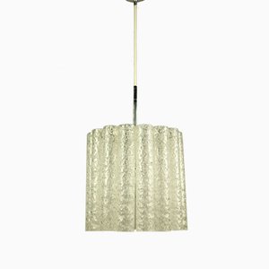 Mid-Century Glass Tube Pendant Lamp from Doria Leuchten, 1960s-FUP-691940