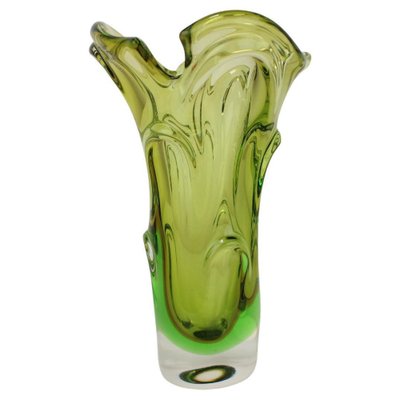 Mid-Century Glass Vase by Josef Hospodka, 1960s-TZ-1291257