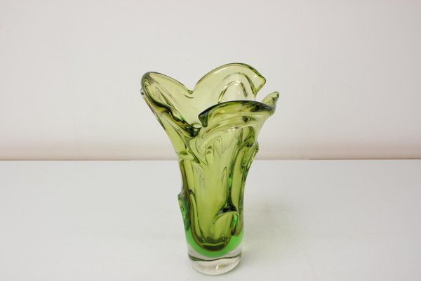 Mid-Century Glass Vase by Josef Hospodka, 1960s-TZ-1291257