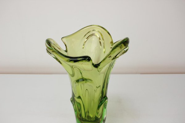 Mid-Century Glass Vase by Josef Hospodka, 1960s-TZ-1291257