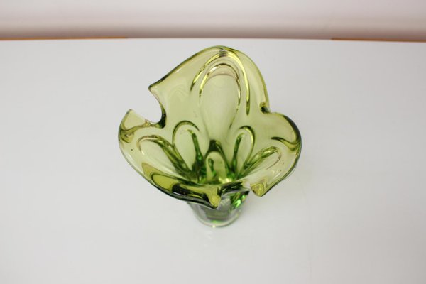 Mid-Century Glass Vase by Josef Hospodka, 1960s-TZ-1291257