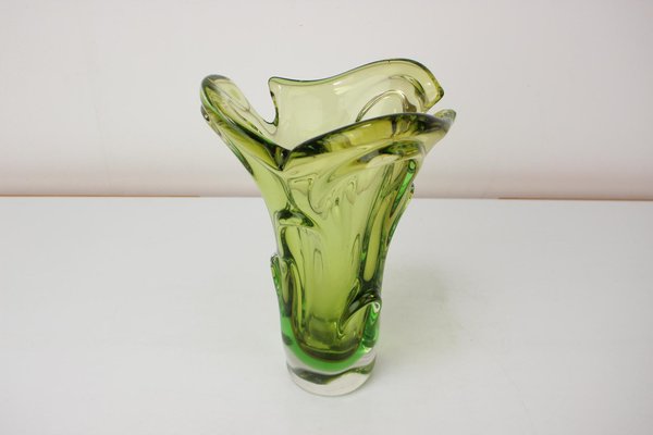 Mid-Century Glass Vase by Josef Hospodka, 1960s-TZ-1291257