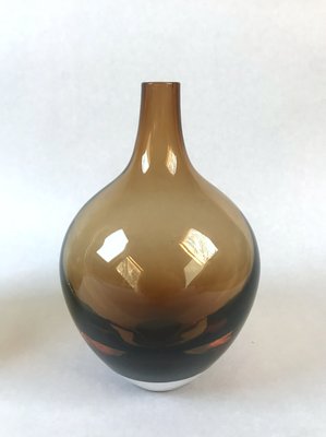 Mid-Century Glass Vase Set, 1960s, Set of 2-NY-828419