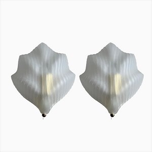 Mid-Century Glass Wall Lamps by Zelezny Brod, 1980s, Set of 2-TZ-1362429