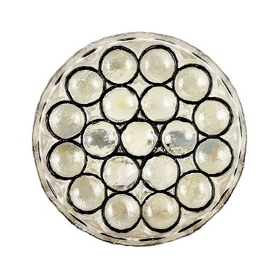 Mid-Century Glass Wall Light or Flush Mount from Limburg, Germany, 1960s-BMM-2016145