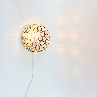 Mid-Century Glass Wall Light or Flush Mount from Limburg, Germany, 1960s-BMM-2016145