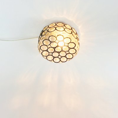 Mid-Century Glass Wall Light or Flush Mount from Limburg, Germany, 1960s-BMM-2016145