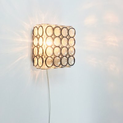 Mid-Century Glass Wall Lights from Limburg, Germany, 1960s-BMM-2033835