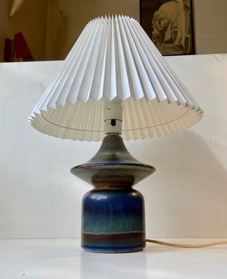 Mid-Century Glazed Ceramic Diablo Table Lamp by Einar Johansen for Søholm, 1960s-LCR-1314891