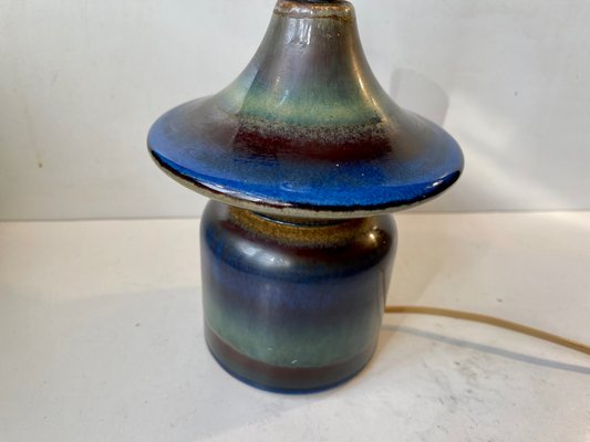 Mid-Century Glazed Ceramic Diablo Table Lamp by Einar Johansen for Søholm, 1960s-LCR-1314891