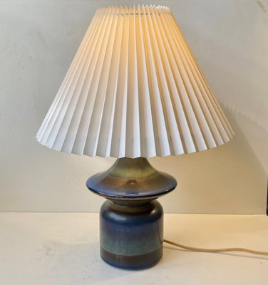 Mid-Century Glazed Ceramic Diablo Table Lamp by Einar Johansen for Søholm, 1960s-LCR-1314891