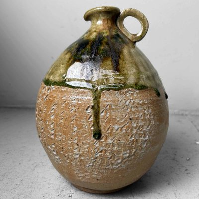 Mid-Century Glazed Ceramic Shigaraki Jug, Japan, 1960s-DWL-1786480