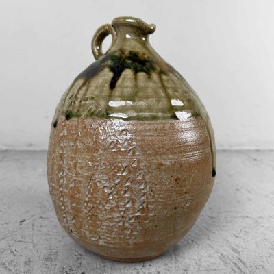 Mid-Century Glazed Ceramic Shigaraki Jug, Japan, 1960s-DWL-1786480