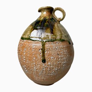 Mid-Century Glazed Ceramic Shigaraki Jug, Japan, 1960s-DWL-1786480