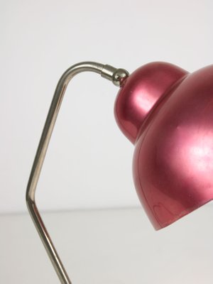 Mid-Century Gold and Red Table Lamps, 1950s, Set of 2-HGJ-1123727