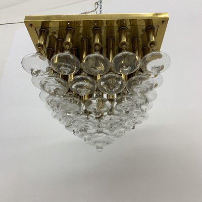 Mid-Century Gold Ceiling Lamp from Kalmar, 1970s-BGP-1442368