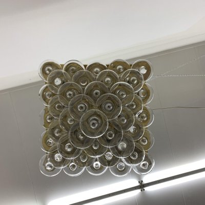 Mid-Century Gold Ceiling Lamp from Kalmar, 1970s-BGP-1442368