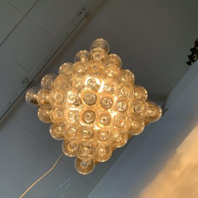 Mid-Century Gold Ceiling Lamp from Kalmar, 1970s-BGP-1442368