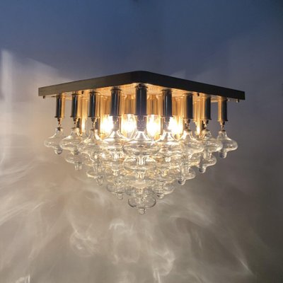 Mid-Century Gold Ceiling Lamp from Kalmar, 1970s-BGP-1442368