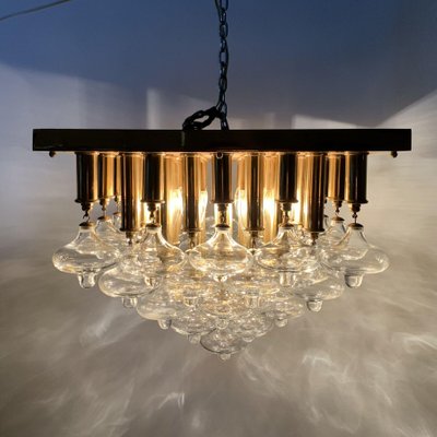 Mid-Century Gold Ceiling Lamp from Kalmar, 1970s-BGP-1442368