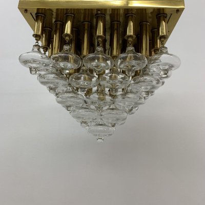 Mid-Century Gold Ceiling Lamp from Kalmar, 1970s-BGP-1442368