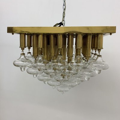 Mid-Century Gold Ceiling Lamp from Kalmar, 1970s-BGP-1442368