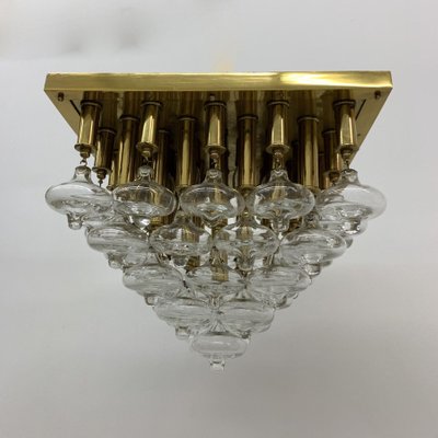 Mid-Century Gold Ceiling Lamp from Kalmar, 1970s-BGP-1442368