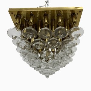 Mid-Century Gold Ceiling Lamp from Kalmar, 1970s-BGP-1442368